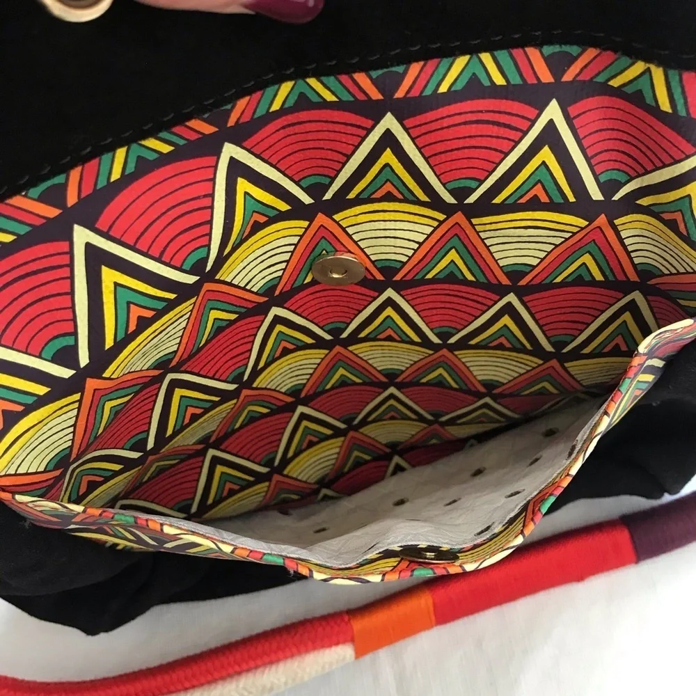 South Africa Bucket Bag Drawstring Boho Bag